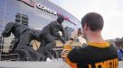 A super statue for a super Mario