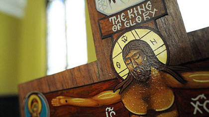 Station 13 at the Open Door's  Stations of the Cross show.