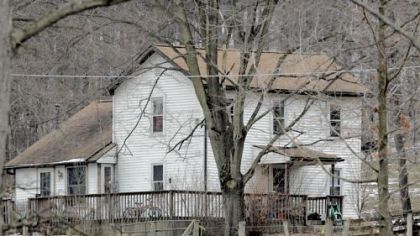 The farmhouse where Kenzie Marie Houk was killed in Lawrence County.