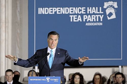 Philadelphia tea party welcomes Romney - Pittsburgh Post-