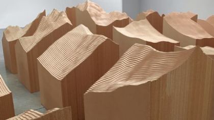 'Blue Lake Pass,' an installation by Maya Lin.