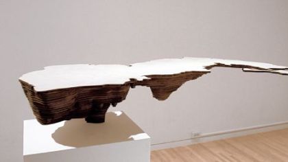 Maya Lin's "Caspian Sea" (from 'Bodies of Water' series), 2006.