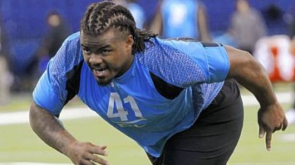 Memphis defensive lineman Dontari Poe == 6 feet 4, 346 pounds == is considered the best nose tackle in the draft.
