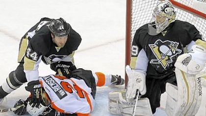 Brooks Orpik was one of seven defensemen in the Penguins lineup in Game 5 Friday.