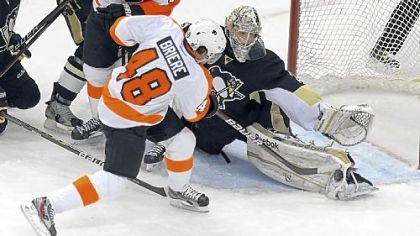 Marc-Andre Fleury's performance in the third period Friday is the biggest reason the teams are going back to Philadelphia today.