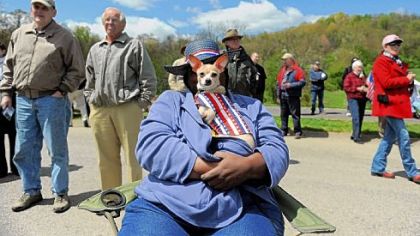 Tea party rally