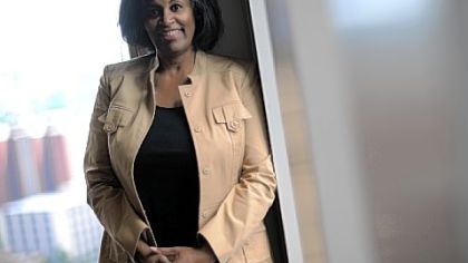 Sylvia Fields, executive director of the Eden Hall Foundation at her office downtown.