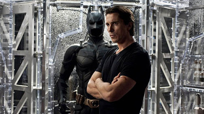 Christian Bale as Bruce Wayne in "The Dark Knight Rises," which opens July 20.