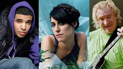 Coming to local venues this summer: Drake, Feist and Joe Walsh.