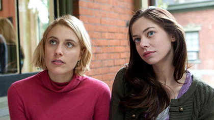 Greta Gerwig as Violet and Analeigh Tipton as Lily in "Damsels in Distress."