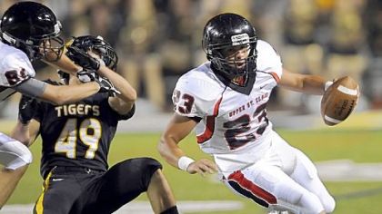 Upper St. Clair's Dakota Conwell, a Pitt recruit, is a dynamic offensive threat running or passing.