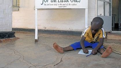 Artwork sale by African children to benefit their orphanage in Malawi
