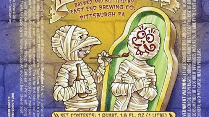 Vince Dorse's label for Illustration Ale, which will  benefit the ToonSeum.