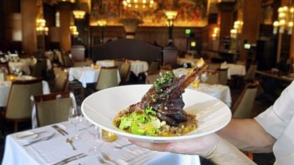 Omni William Penn Hotel's Terrace Room: grand setting, bland menu