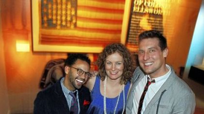 Sean Gray, chair Tracy Weigand and Martin Potoczny.
