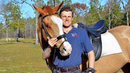 Boyd Martin is the trainer for Neville Bardos, a horse injured in a fire in Eastern Pennsylvania.