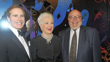 Paul Hennigan, Shirley Jones and Richard Rauh at Point Park University "The Playhouse Rocks Starmakers"