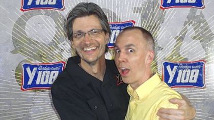 Jimmy Roach, left, and Brian Montgomery, aka Monty, will be working together again at radio station WDSY.