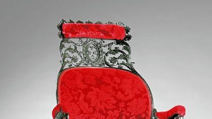 Centripetal Spring Arm Chair, c. 1850.
