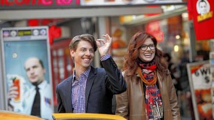 Christian Borle plays Tom and Debra Messing is Julia in "Smash," premiering on NBC at 10 p.m. Monday.