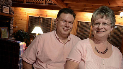 Richard and Amy Russell, delegates for former Pennsylvania Sen. Rick Santorum in his quest for the Republican nomination for president, at their home near Bellevue, Ohio. Their son Ben is the third delegate in their district.