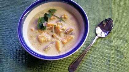 Thai-Style Chicken and Sweet Potato Soup.
