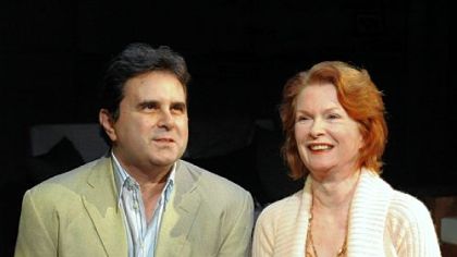 Robert Turano as Jack and Cary Anne Spear as Wendy in Playhouse REP's "Mid-Strut."