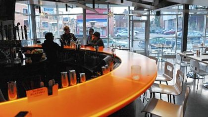 The bar at Verde.