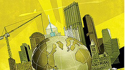 Global Pittsburgh (Detail of illustration)