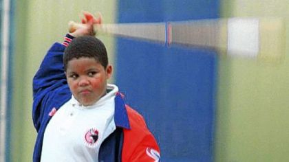 Prince Fielder in 1994 at Tiger Stadium