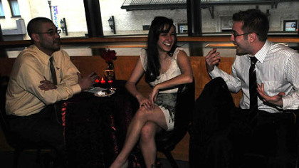 Dan Okawa, left, Abigail Adkins and Doug Seng.