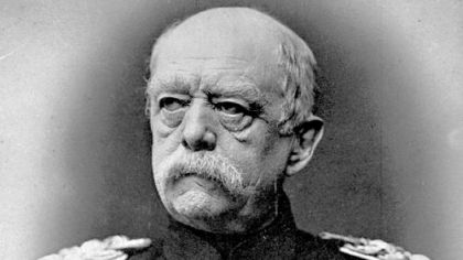 German Chancellor Otto von Bismarck