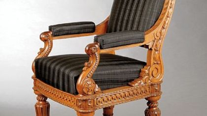 House of Representatives Chamber Arm Chair, 1857, by Thomas Ustick Walter