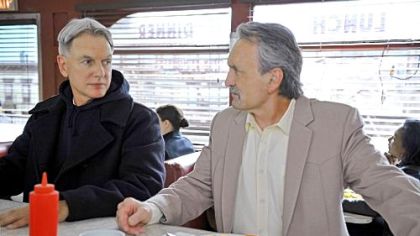 Gibbs (Mark Harmon) finds himself talking to his late friend Mike Franks (Muse Watson) on Tuesday's "NCIS," the series' 200th episode.