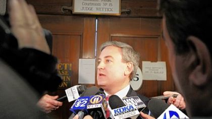 Attorney Paul Lalley, representing the Pittsburgh Public Schools, successfully argued to delay the property reassessment numbers for one more year.