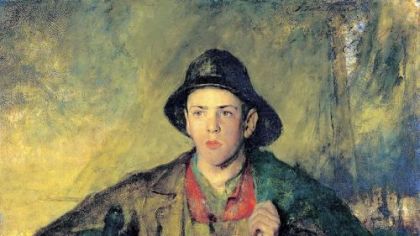 'The Fisher Boy' by Charles Webster Hawthorne.  (1872-1930).