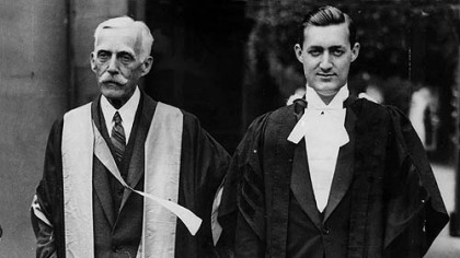 Andrew W. Mellon and son Paul.