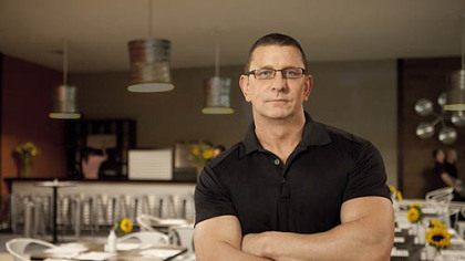 Chef Robert Irvine of the TV show "Restaurant Impossible."