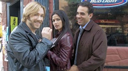 Ron Eldard, left, Jill Hennessy and Bobby Cannavale are high school friends who reconnect in "Roadie."