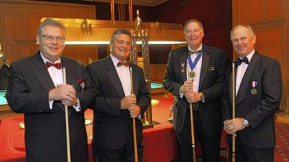 From left, Jim Smith, Chuck Voelker, Mac McIlrath, Frank Marmion.