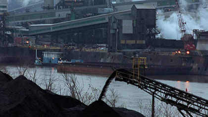 Clairton Coke Works along the Monongahela River in Clairton.