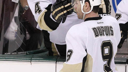 Zbynek Michalek, top,  has a goal and three assists in his past seven games.