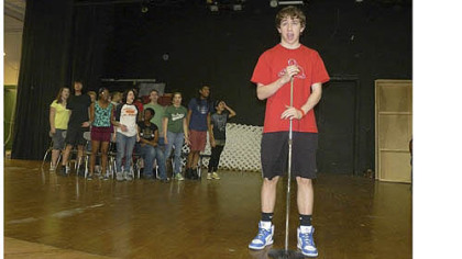 A month before opening, the Allderdice cast was deep in the musical mysteries of "Spelling Bee."