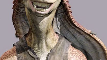 Jar-Jar Binks is back in the new 3-D version of George Lucas' 1999 "Star Wars: Episode I -- The Phantom Menace."
