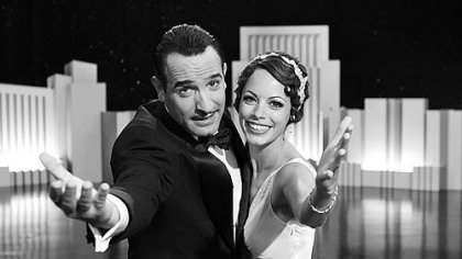 Jean Dujardin as George Valentin and Berenice Bejo as Peppy Miller in Michel Hazanavicius' "The Artist."