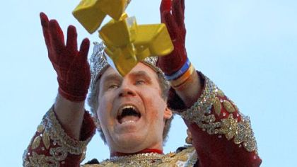 Will Ferrell leads Mardi Gras parade as King Bacchus