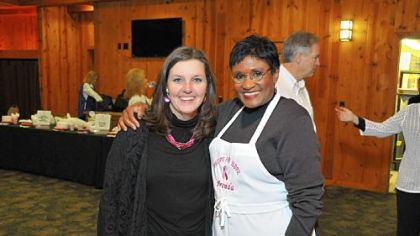 Bonny Diver, Hairpeace Charities Founder, and 
Brenda Waters.