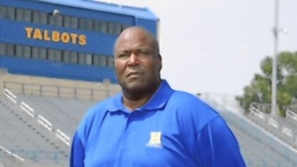 Ron Gooden, an assistant football coach at Hampton High School.