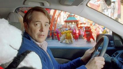 Matthew Broderick played himself in a grown-up version of his celebrated Ferris Bueller role to promote the all-new 2012 Honda CR-V in the new Super Bowl commercial.