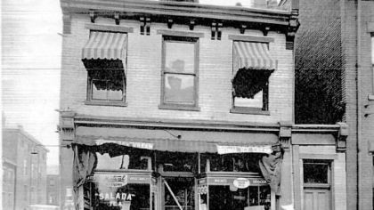 The corner storefront at 1242 Palo Alto St. in the Mexican War Streets, was a grocery store for decades. In 1960 it was the Clover Farm Grocery and is today a private home. This photo was taken in 1940.